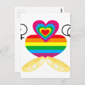 homohuwelijk briefkaart (Voorkant / Achterkant)