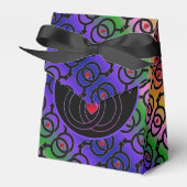 Homohuwelijk liefde is liefde regenboog tent gunst bedankdoosjes (Voorkant Zijde)