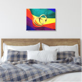 Homohuwelijk op Canvas Afdruk (Insitu (Slaapkamer))