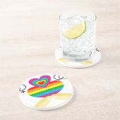 homohuwelijk zandsteen onderzetter (Zijkant)