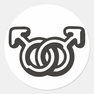 HomoMen Ronde Sticker