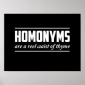 Homonyms Poster (Voorkant)