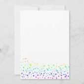 homopaar parade tijdens regenboogpride : moderne w kaart (Achterkant)