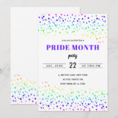 homopaar parade tijdens regenboogpride : moderne w kaart (Voorkant / Achterkant)