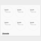 HOMOPIA RONDE STICKER (Vel)