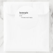 HOMOPIA RONDE STICKER (Tas)
