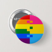 Homoromantic Pansexual Pin Ronde Button 5,7 Cm (Voorkant /achterkant)