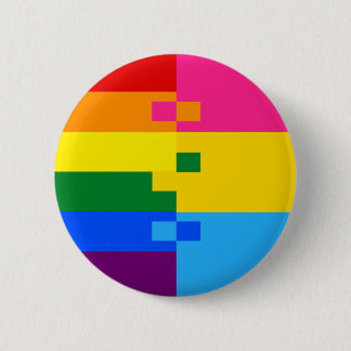 Homoromantic Pansexual Pin Ronde Button 5,7 Cm
