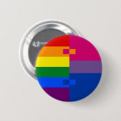 Homoromantische Bisexual Pin Ronde Button 5,7 Cm (Voorkant /achterkant)