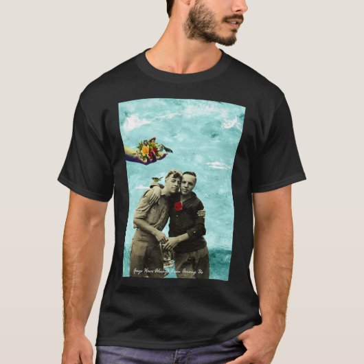 Homo's hebben altijd onder ons geleefd t-shirt (Voorkant)