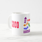 Homo's overal mok (Voorkant links)