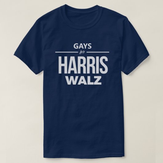 Homo's voor Harris Walz T-shirt (Design voorkant)