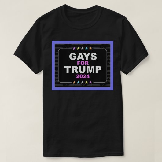 Homo's voor Trump T-shirt (Design voorkant)