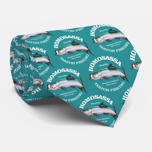 Homosassa (Tarpon) Stropdas (Opgerold)