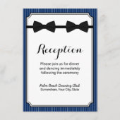 Homoseksueel bruiloft dubbele boog Stropdassen mar Informatiekaartje (Voorkant)