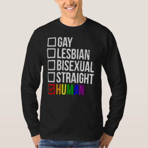 Homoseksueel lesbisch biseksueel recht mens lgbt p t-shirt