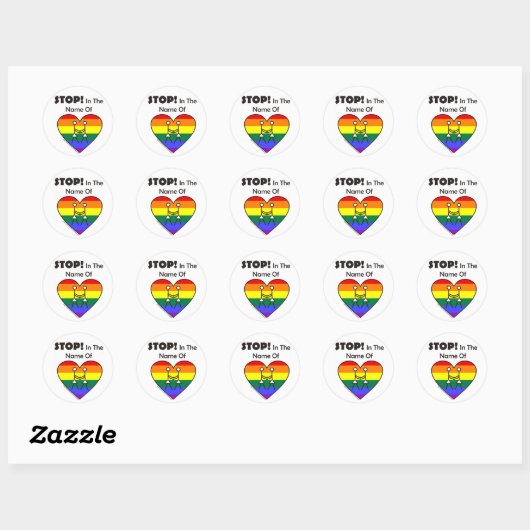 Homoseksueel lesbisch huwelijk Sticker (Vel)