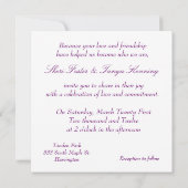 Homoseksueel lesbisch regenboog bruiloft ceremonie kaart (Achterkant)