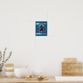 Homoseksueel per toeval Alpha keuze Grappige Wolf Poster (Keuken)