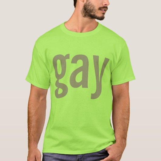 homoseksueel shirt (Voorkant)