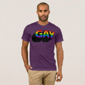 HOMOSEKSUEEL T-SHIRT (Voorkant volledig)