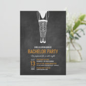 Homoseksueel vrijgezellenfeest kaart (Staand voorkant)