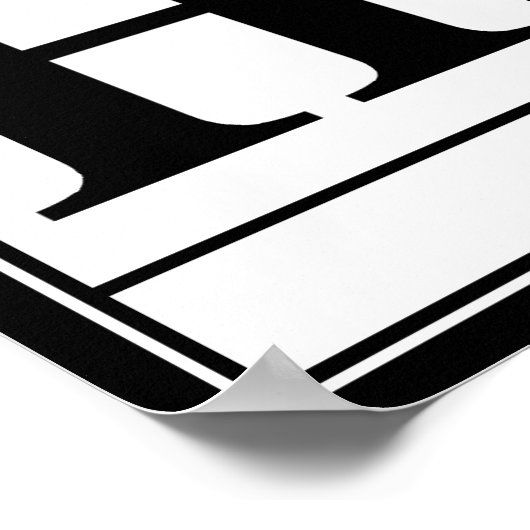 Homoseksueel waarschuwingslabel. poster (Hoek)