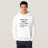 Homoseksuele agenda hoodie (Voorkant volledig)