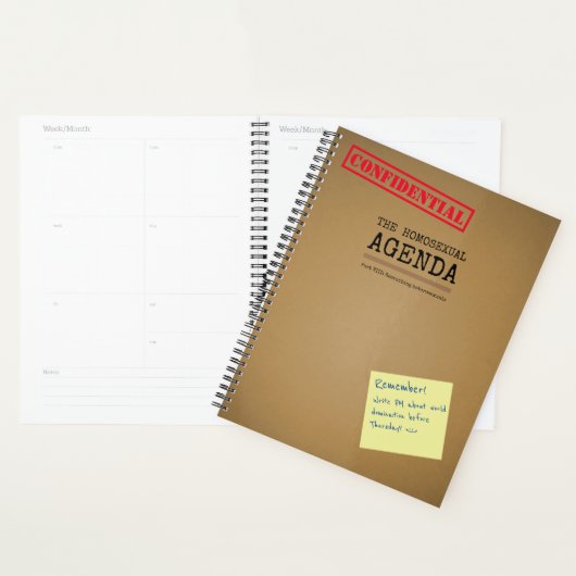 Homoseksuele Agenda LGBT Joke (Display)