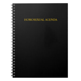 "Homoseksuele agenda"-notebook Notitieboek