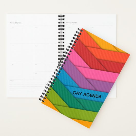 Homoseksuele agenda op een hoek (Display)
