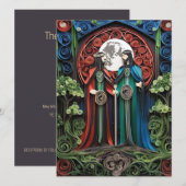 Homoseksuele bruiloft uitnodiging (Voorkant / Achterkant)