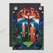 Homoseksuele bruiloft uitnodiging (Voorkant / Achterkant)