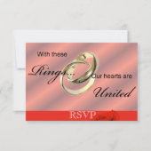 Homoseksuele bruiloft uitnodiging RSVP Aankondigin (Voorkant)