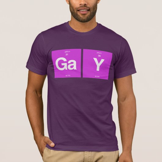 HOMOSEKSUELE ELEMENTEN T-SHIRT (Voorkant)
