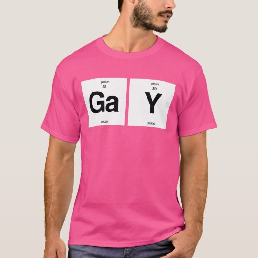 HOMOSEKSUELE ELEMENTEN T-SHIRT (Voorkant)