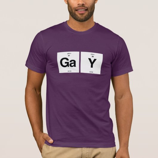 HOMOSEKSUELE ELEMENTEN T-SHIRT (Voorkant)