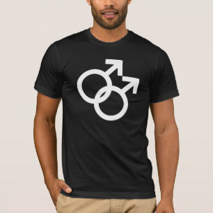 Homoseksuele gendersymbolen T-shirt