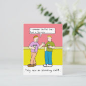 Homoseksuele humor de viertal Cartoon Briefkaart (Staand voorkant)