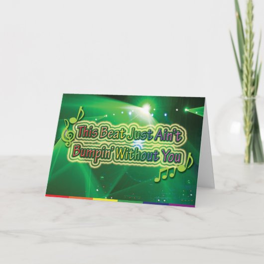 Homoseksuele Kaarten - zonder jou (Voorkant)