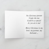 Homoseksuele kerstkaart feestdagen kaart (Binnen)