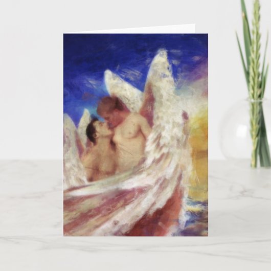 Homoseksuele kerstkaarten feestdagen kaart (Voorkant)