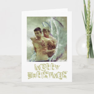 Homoseksuele kerstkaarten feestdagen kaart
