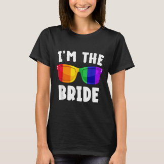 Homoseksuele Lesbische Lgbt Trouwfeest Bruid T-shi T-shirt