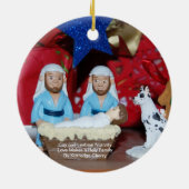 Homoseksuele/lesbische nationaliteit: kerstversier keramisch ornament (Achterkant)