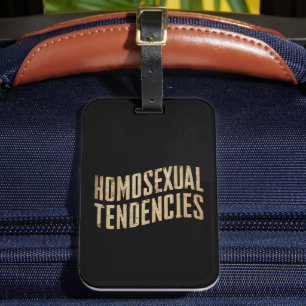 Homoseksuele neigingen Gay Lesbische Pride LGBTQ Bagagelabel