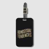 Homoseksuele neigingen Gay Lesbische Pride LGBTQ Bagagelabel (Voorkant (verticaal))