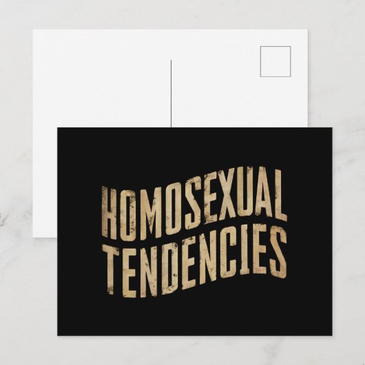 Homoseksuele neigingen Gay Lesbische Pride LGBTQ Briefkaart (Voorkant / Achterkant)