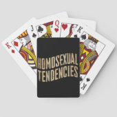 Homoseksuele neigingen Gay Lesbische Pride LGBTQ Pokerkaarten (Achterkant)