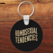 Homoseksuele neigingen Gay Lesbische Pride LGBTQ Sleutelhanger (Voorkant)